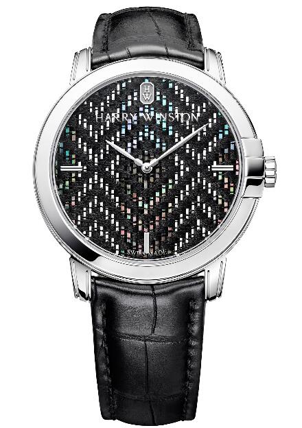 Harry Winston Midnight Precious Weaving Automatic 42mm MIDAHM42WW002 replica watches online